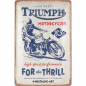 Preview: Blechschild Triumph Thrill 1